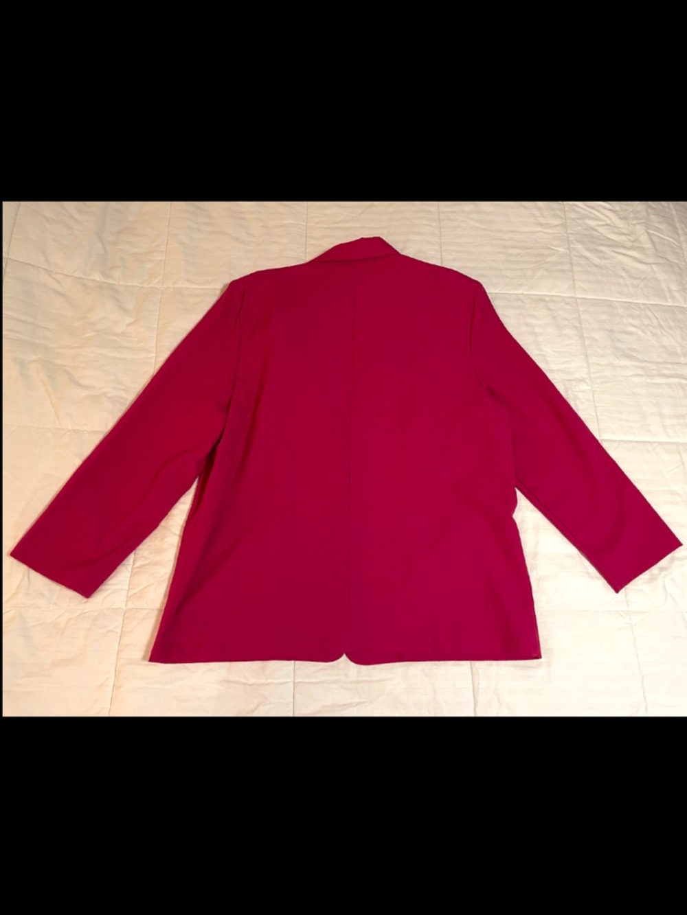 Vintage Alfred Dunner Fuchsia Pink Women 18 Blazer Jacket Shell Button EUC - Picture 7 of 8